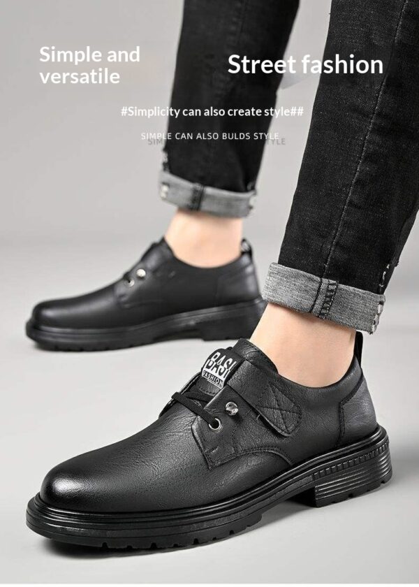 Men's British-style Workwear Trendy Breathable Casual Shoes - Image 8