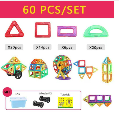 Magnetic Building Blocks DIY Magnets Toys For Kids Designer Construction Set Gifts For Children Toys - Image 28