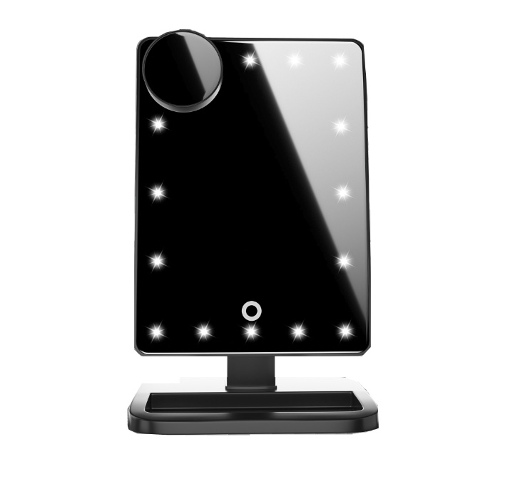 Touch Screen Makeup Mirror With 20 LED Light Bluetooth Music Speaker 10X Magnifying Mirrors Lights - Image 10