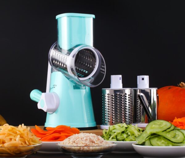 Manual Kitchen Accessories Multifunctional Round Mandoline Potato Slicer Vegetable Cutter Slicer Cheese Kitchen Gadgets - Image 15