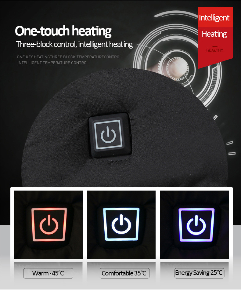 Winter Smart Heating Cotton USB Charging Heating Cotton Men