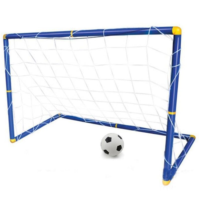 Folding Mini Football Soccer Ball Goal Post Net - Image 1