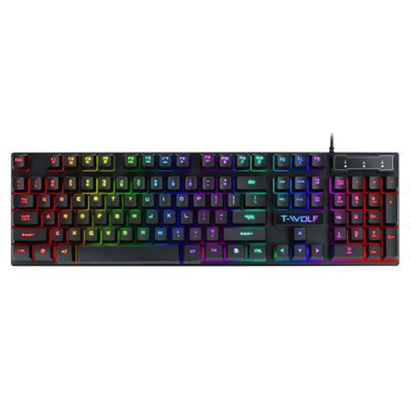 Gaming Usb Luminous Wired Keyboard Floating Manipulator - Image 8