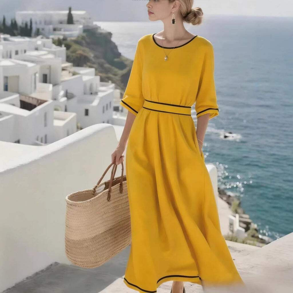 Women's Elegant Commuter Long Dress