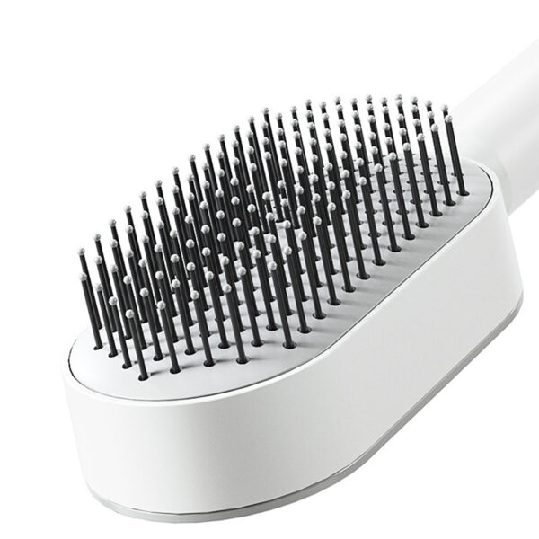 Self Cleaning Hair Brush For Women One-key Cleaning Hair Loss Airbag Massage Scalp Comb Anti-Static Hairbrush - Image 14
