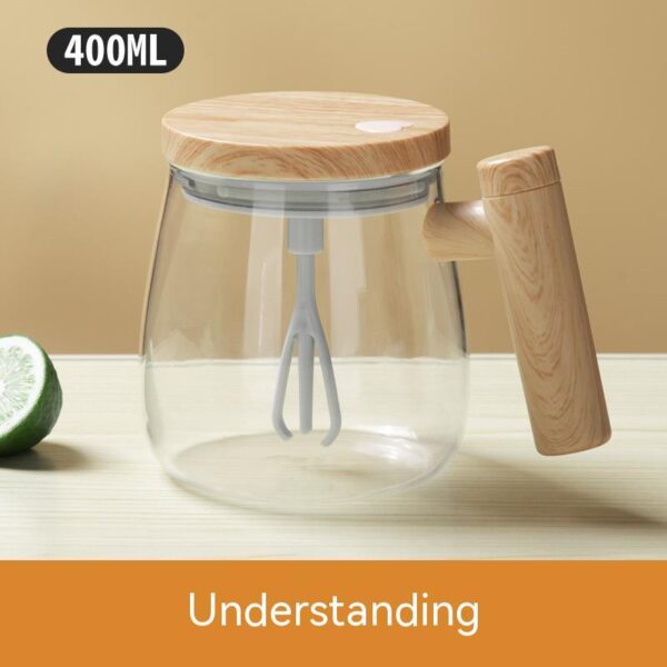 400ML Self Stirring Coffee Mug  Electric Mixing Glass Coffee CupHigh Speed Fast Automatic Coffee Cup For Gyms Dining Room Kitchen Gadgets - Image 36