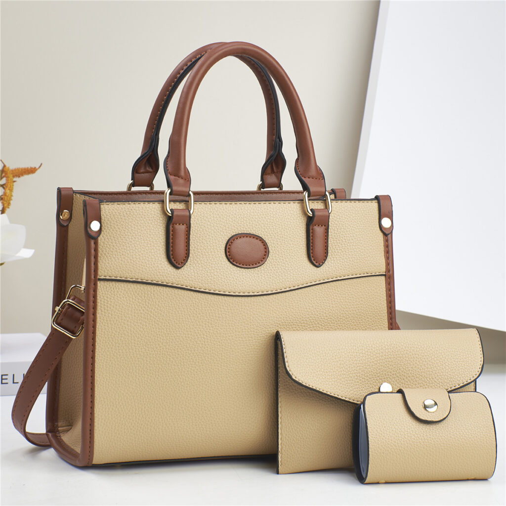 Stylish Three-Piece Shoulder Bag Set For Women Mother-and-Child Bags