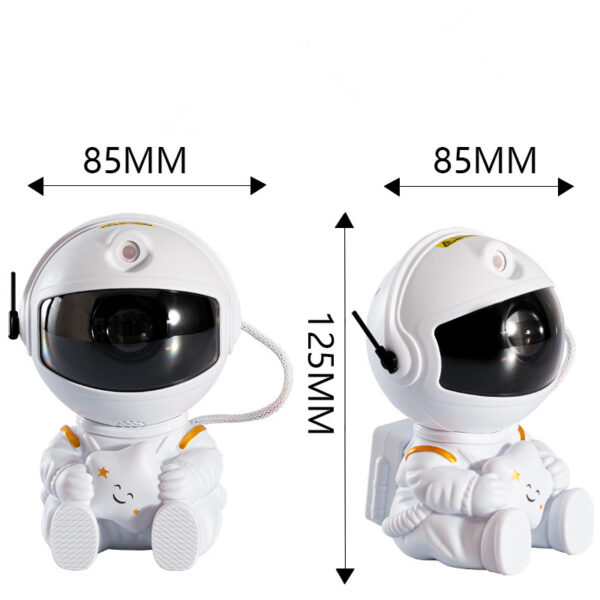 Mini Version Of Astronaut Star Projection Lamp Creative Gift Atmosphere Decorative Lamp Colorful Flowing Starry Night Light - Image 5