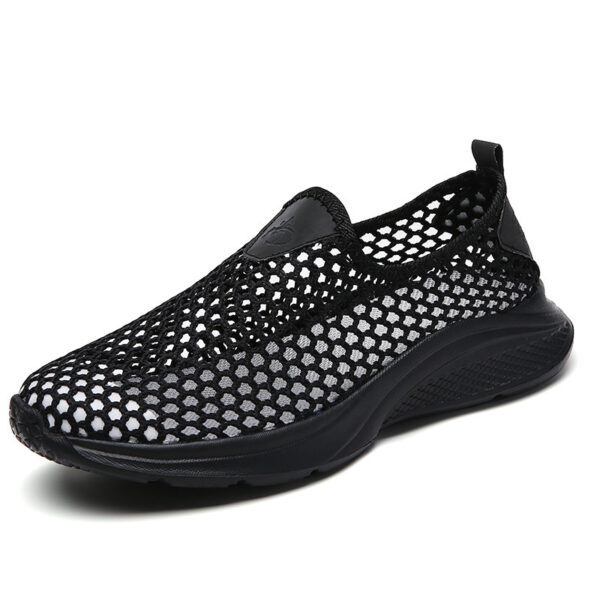 Summer Breathable Mesh Senior Walking Shoes - Image 2