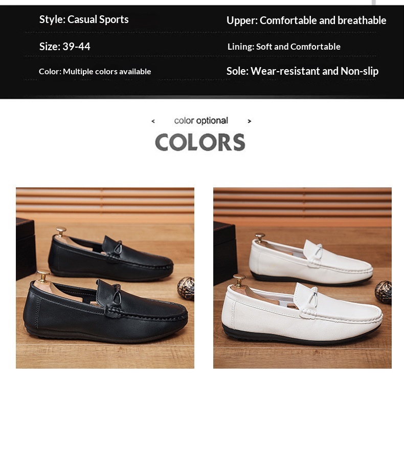 Men's Fashionable Flat Soft-Soled Casual Shoes