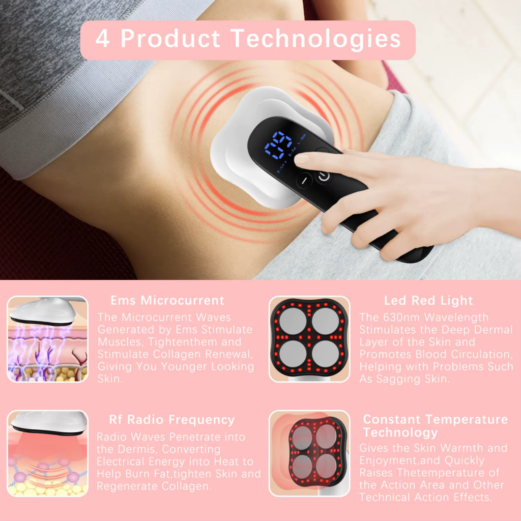 New Slimming Body Beauty Device Burns Fat And Reduces Fat Massager Ens Micro Current Beauty Device