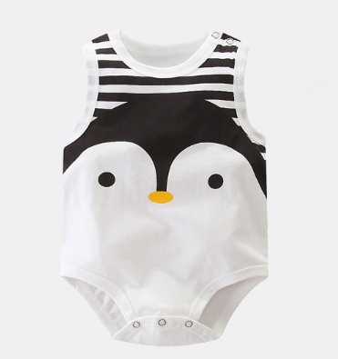 Sleeveless Baby rompers clothes newborn baby clothes - Image 2