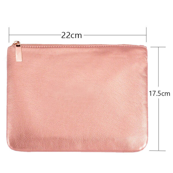 15 Makeup Brush With Bag  Rose Gold Makeup Brush Multi-function Makeup Tool Set - Image 2