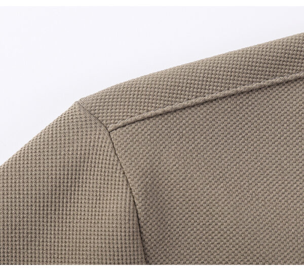 Men's Spring Autumn Long-sleeve Polo Shirt With A Turn-down Collar - Image 15