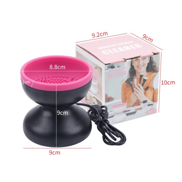 Electric Makeup Brush Cleaner Machine Portable Automatic USB Cosmetic Brush Cleaner Tools For All Size Beauty Makeup Brushes Set - Image 13