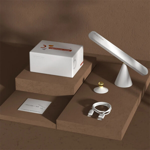 Reading Table Lamp Creative Geometric Desk Lamp Wireless Wall Lamp Multifunctional Magnetic Suction Small Night Light - Image 15