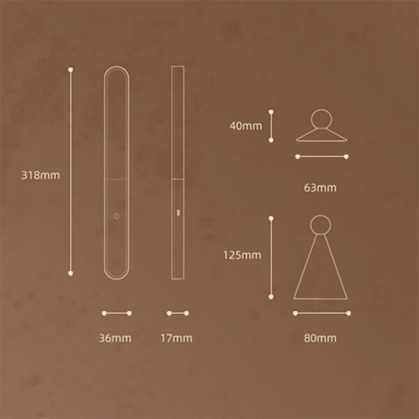 Reading Table Lamp Creative Geometric Desk Lamp Wireless Wall Lamp Multifunctional Magnetic Suction Small Night Light - Image 18