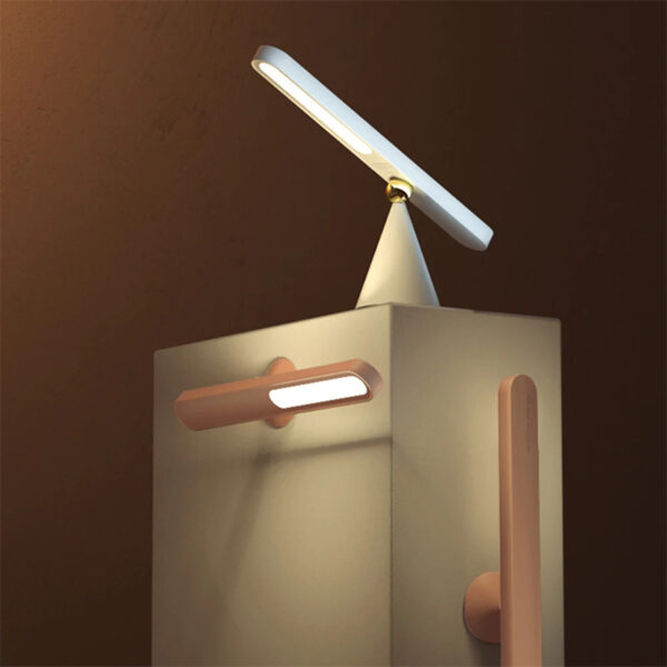 Reading Table Lamp Creative Geometric Desk Lamp Wireless Wall Lamp Multifunctional Magnetic Suction Small Night Light - Image 16