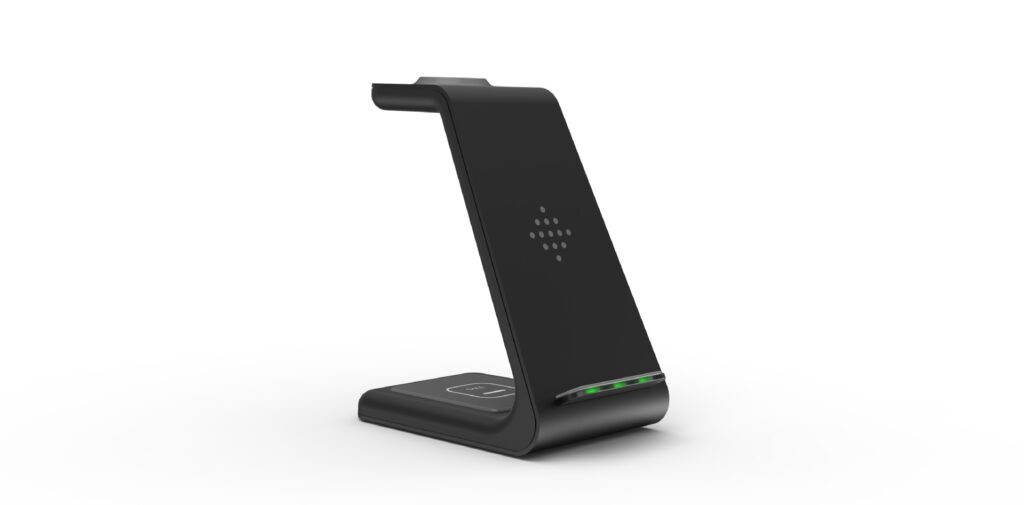 3 In 1 Fast Charging Station Wireless Charger Stand Wireless Quick Charge Dock For Phone Holder