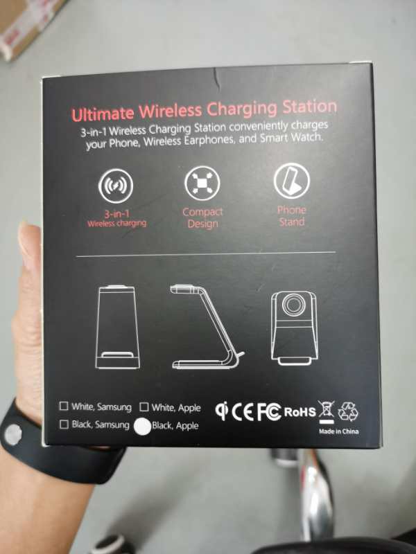 3 In 1 Fast Charging Station Wireless Charger Stand Wireless Quick Charge Dock For Phone Holder - Image 15
