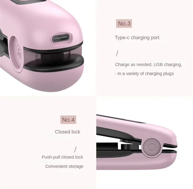 Wireless Hair Straightener Flat Iron Mini 2 IN 1 Roller USB 5000mAh Max 200 Degree Portable Cordless Curler 4 Levels Dry And Wet Uses - Image 12