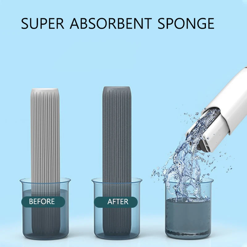 Mini Mops Floor Cleaning Sponge Squeeze Mop Household Cleaning Tools Home Car Portable Wiper Glass Screen Desk Cleaner Mop - Image 17