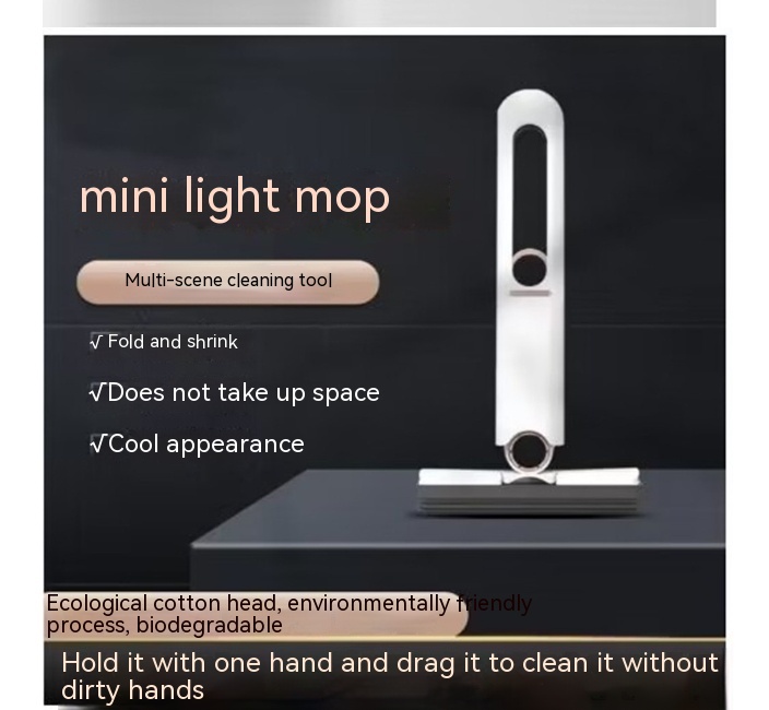 Mini Mops Floor Cleaning Sponge Squeeze Mop Household Cleaning Tools Home Car Portable Wiper Glass Screen Desk Cleaner Mop - Image 12
