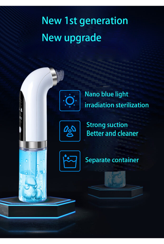 Blackhead Remover Pore Vacuum Cleaner Upgraded Blackhead Vacuum Rechargeable Face Vacuum Comedone Extractor Tool For Blackhead