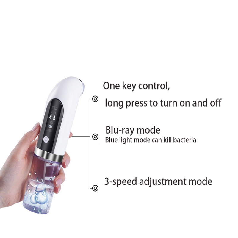 Blackhead Remover Pore Vacuum Cleaner Upgraded Blackhead Vacuum Rechargeable Face Vacuum Comedone Extractor Tool For Blackhead - Image 12