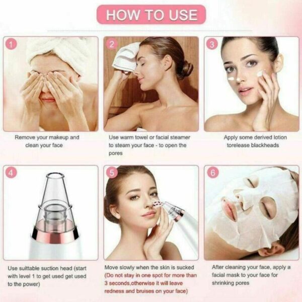 The pores clean artifact household cosmetic instrument suck black new instrument - Image 11