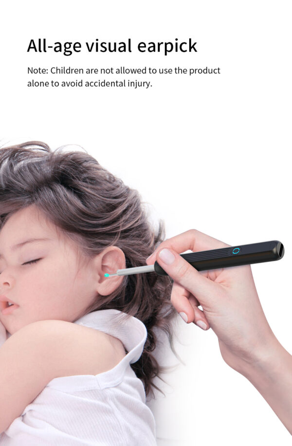 NE3 Ear Cleaner Otoscope Ear Wax Removal Tool With Camera LED Light Wireless Ear Endoscope Ear Cleaning Kit For I-phone - Image 32