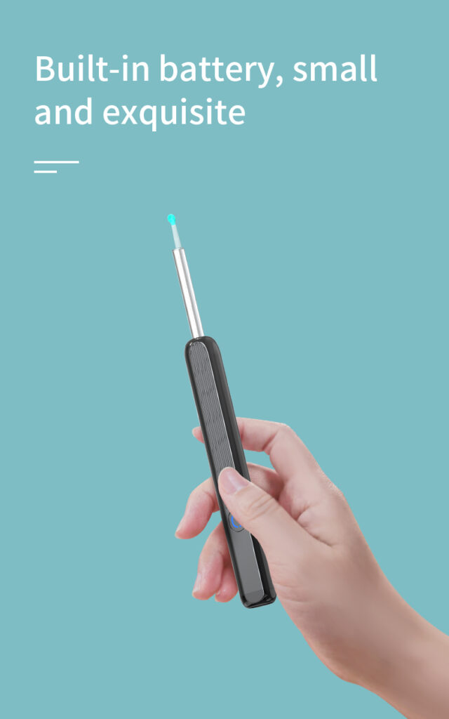 NE3 Ear Cleaner Otoscope Ear Wax Removal Tool With Camera LED Light Wireless Ear Endoscope Ear Cleaning Kit For I-phone
