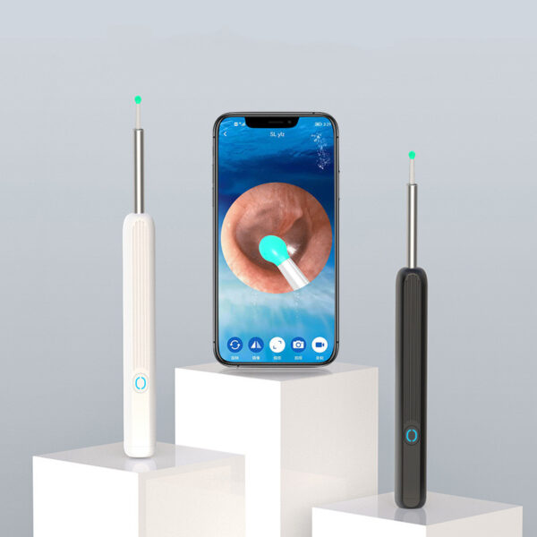 NE3 Ear Cleaner Otoscope Ear Wax Removal Tool With Camera LED Light Wireless Ear Endoscope Ear Cleaning Kit For I-phone - Image 13