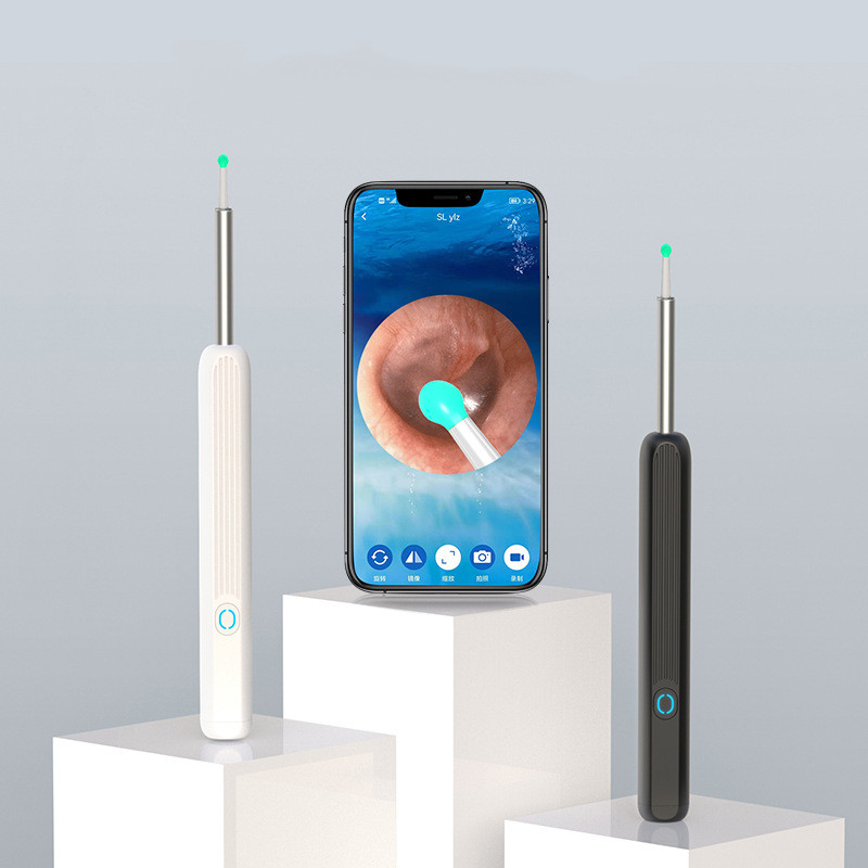 NE3 Ear Cleaner Otoscope Ear Wax Removal Tool With Camera LED Light Wireless Ear Endoscope Ear Cleaning Kit For I-phone - Image 13