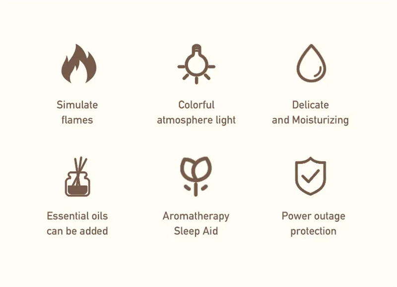 Flame Aroma Diffuser Air Humidifier Ultrasonic Cool Mist Maker Fogger Led Essential Oil Lamp Realistic Fire Difusor - Image 22