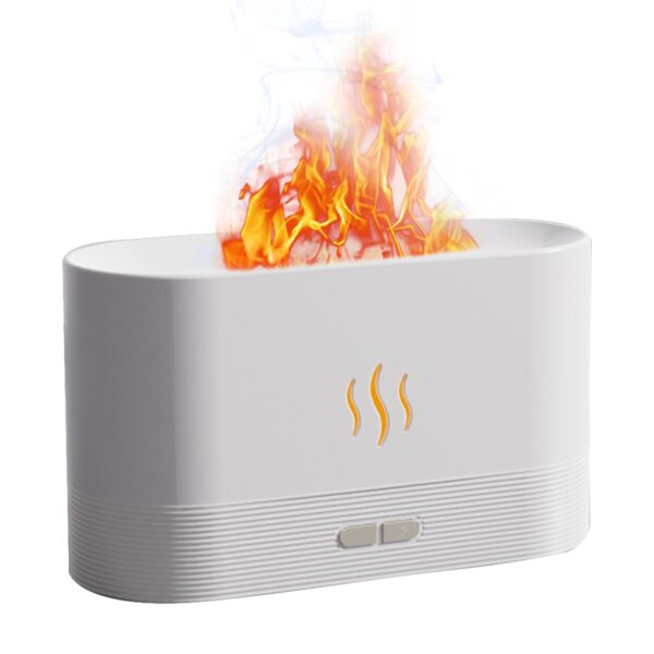 Aroma Diffuser With Flame Light Mist Humidifier Aromatherapy Diffuser With Waterless Auto-Off Protection For Spa Home Yoga Office - Image 11