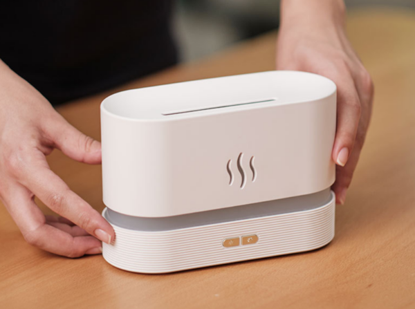 Aroma Diffuser With Flame Light Mist Humidifier Aromatherapy Diffuser With Waterless Auto-Off Protection For Spa Home Yoga Office - Image 18