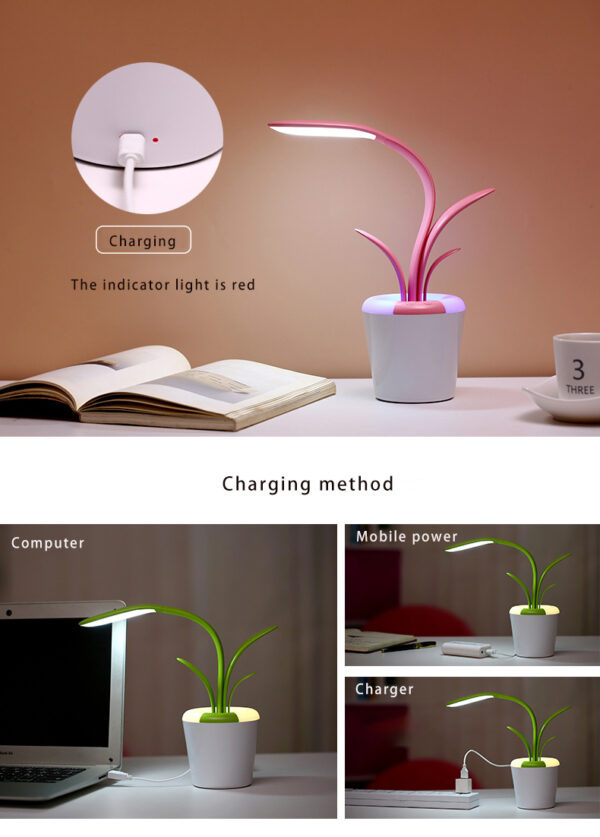 Modern Desk Lights USB Eye Protection LED Table Lamp For Living Room Bedroom End Tables Office - Image 11