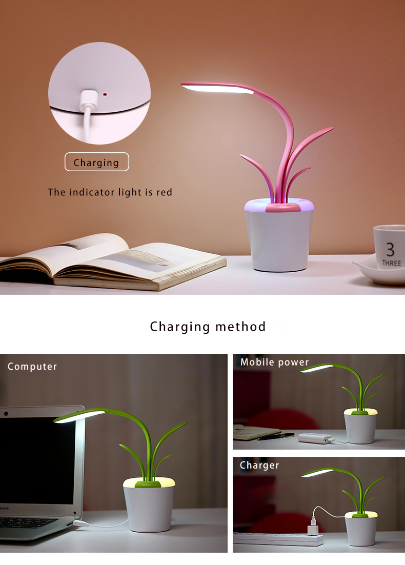 Modern Desk Lights USB Eye Protection LED Table Lamp For Living Room Bedroom End Tables Office - Image 11