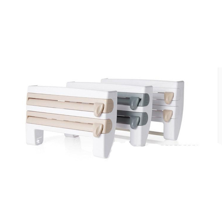 4-In-1 Kitchen Roll Holder Dispenser Kitchen Foil Film Wrap Tissue Paper 4 IN 1 Kitchen Roll Holder Dispenser - Image 8