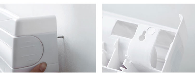 4-In-1 Kitchen Roll Holder Dispenser Kitchen Foil Film Wrap Tissue Paper 4 IN 1 Kitchen Roll Holder Dispenser - Image 9