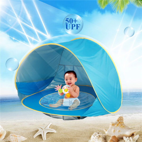 Baby Beach Tent Kids Outdoor Camping Easy Fold Up Waterproof  Up Sun Awning Tent UV-protecting - Image 18