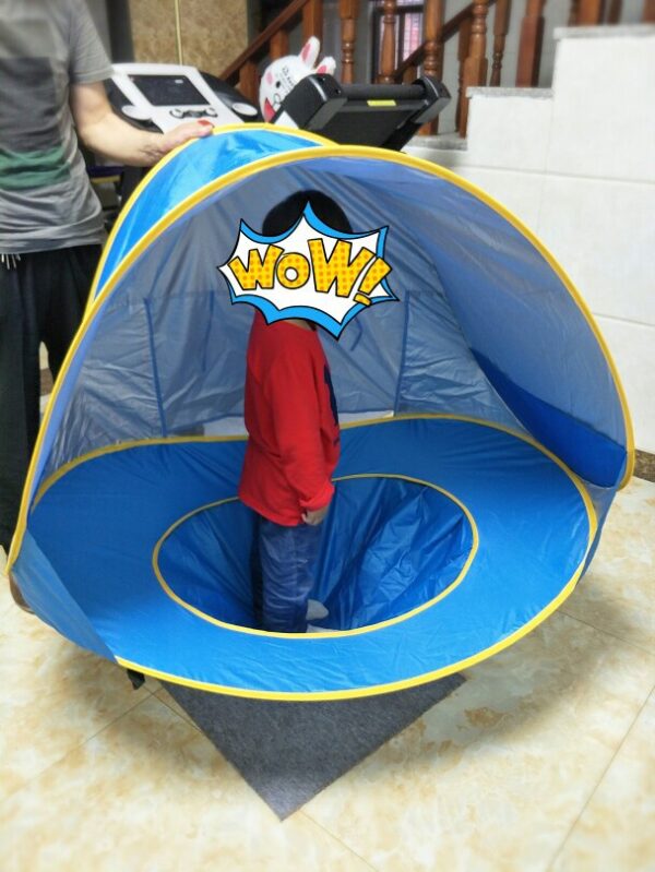 Baby Beach Tent Kids Outdoor Camping Easy Fold Up Waterproof  Up Sun Awning Tent UV-protecting - Image 11