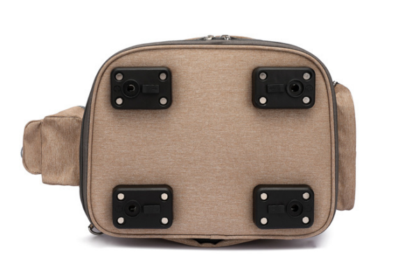 Portable Folding Trolley Pet Backpack Traveling Cat Backpack With Universal Wheel Trolley Pet Bag - Image 12