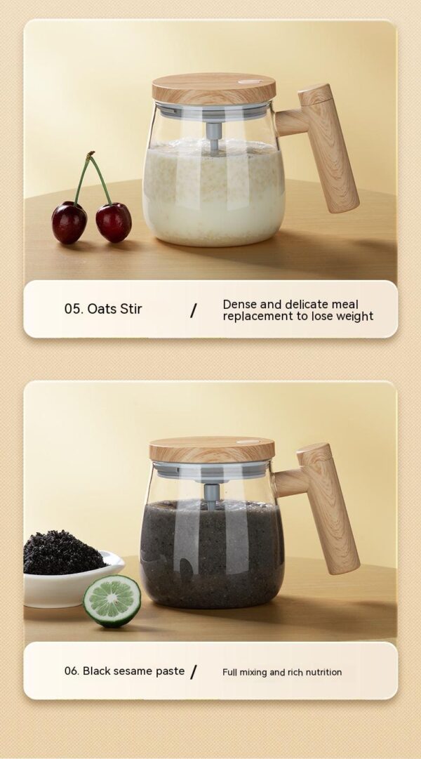 400ML Self Stirring Coffee Mug  Electric Mixing Glass Coffee CupHigh Speed Fast Automatic Coffee Cup For Gyms Dining Room Kitchen Gadgets - Image 31