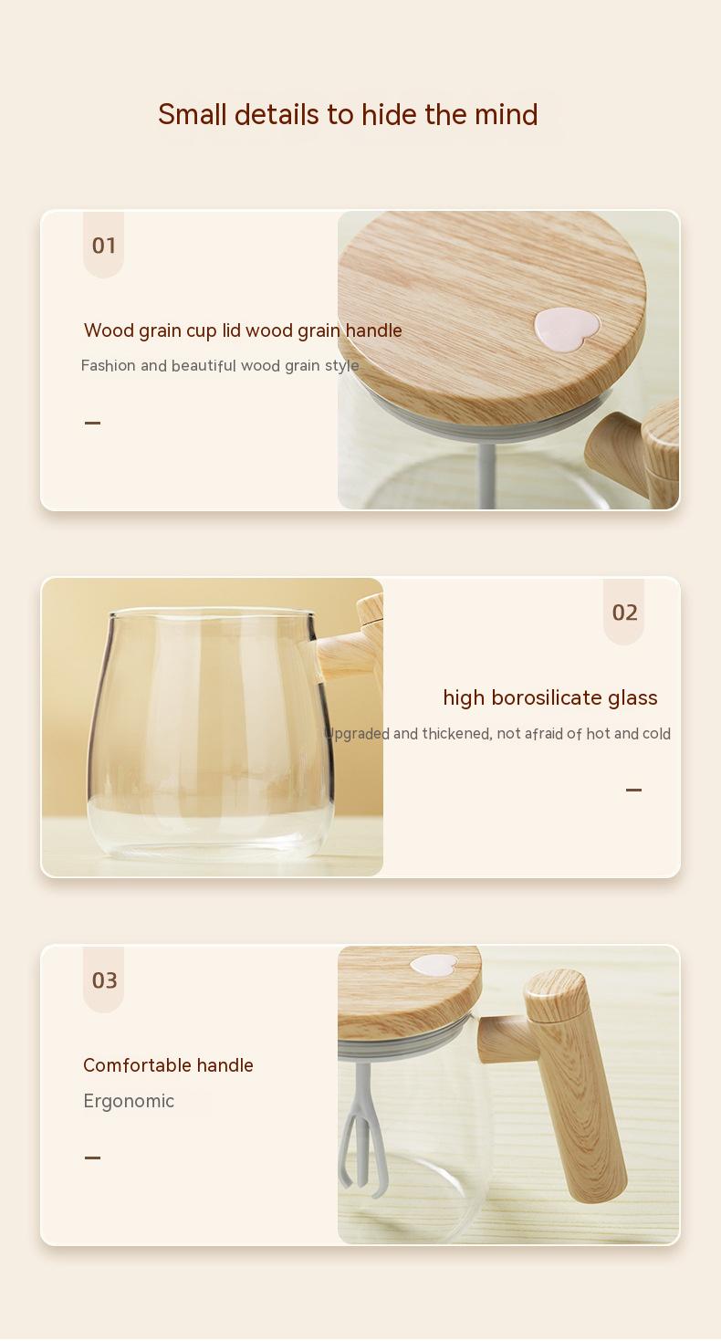 400ML Self Stirring Coffee Mug  Electric Mixing Glass Coffee CupHigh Speed Fast Automatic Coffee Cup For Gyms Dining Room Kitchen Gadgets - Image 33