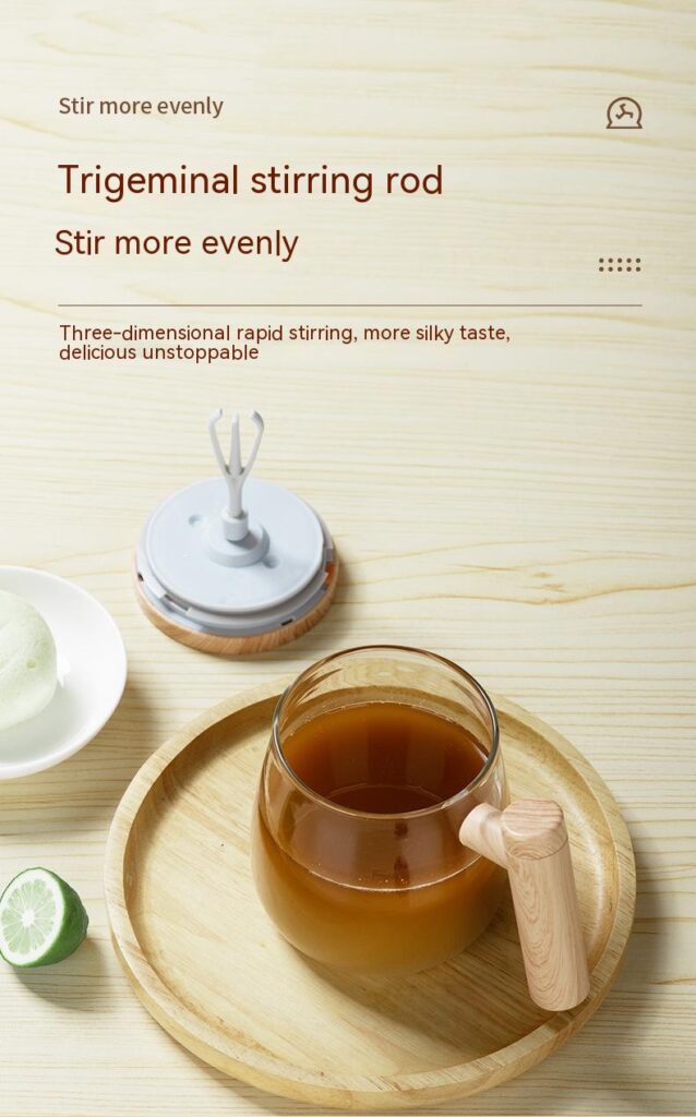 400ML Self Stirring Coffee Mug Electric Mixing Glass Coffee CupHigh Speed Fast Automatic Coffee Cup For Gyms Dining Room Kitchen Gadgets