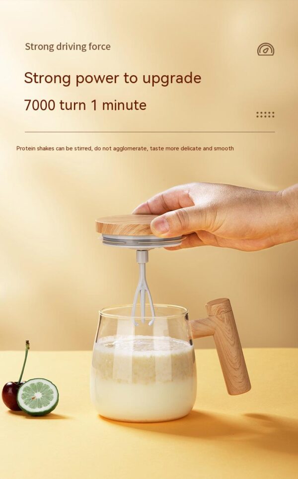 400ML Self Stirring Coffee Mug  Electric Mixing Glass Coffee CupHigh Speed Fast Automatic Coffee Cup For Gyms Dining Room Kitchen Gadgets - Image 15