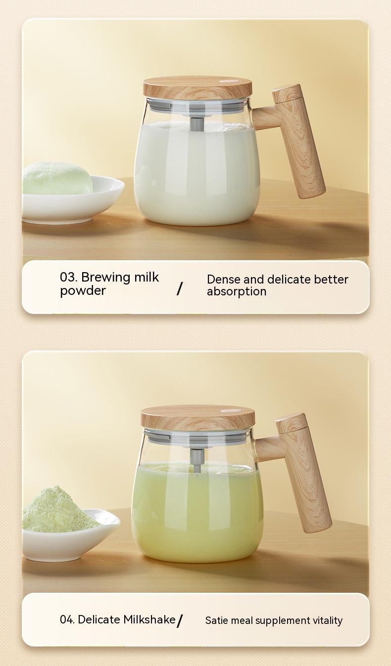 400ML Self Stirring Coffee Mug  Electric Mixing Glass Coffee CupHigh Speed Fast Automatic Coffee Cup For Gyms Dining Room Kitchen Gadgets - Image 17