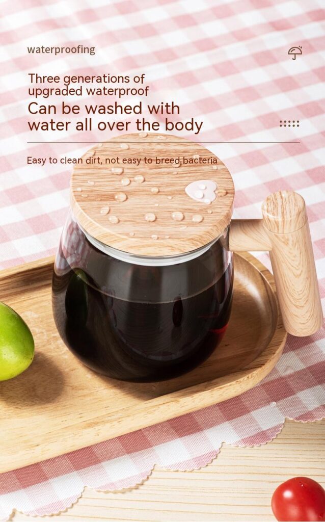 400ML Self Stirring Coffee Mug Electric Mixing Glass Coffee CupHigh Speed Fast Automatic Coffee Cup For Gyms Dining Room Kitchen Gadgets